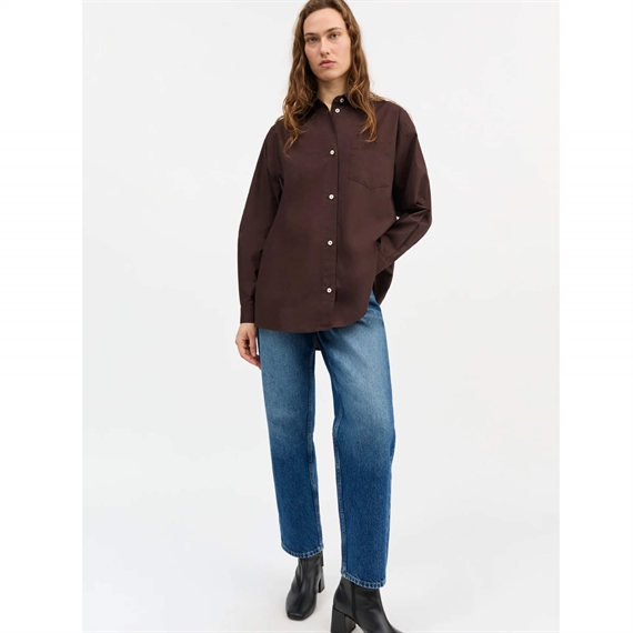 Skall Studio Edgar Skjorte, Dark Brown